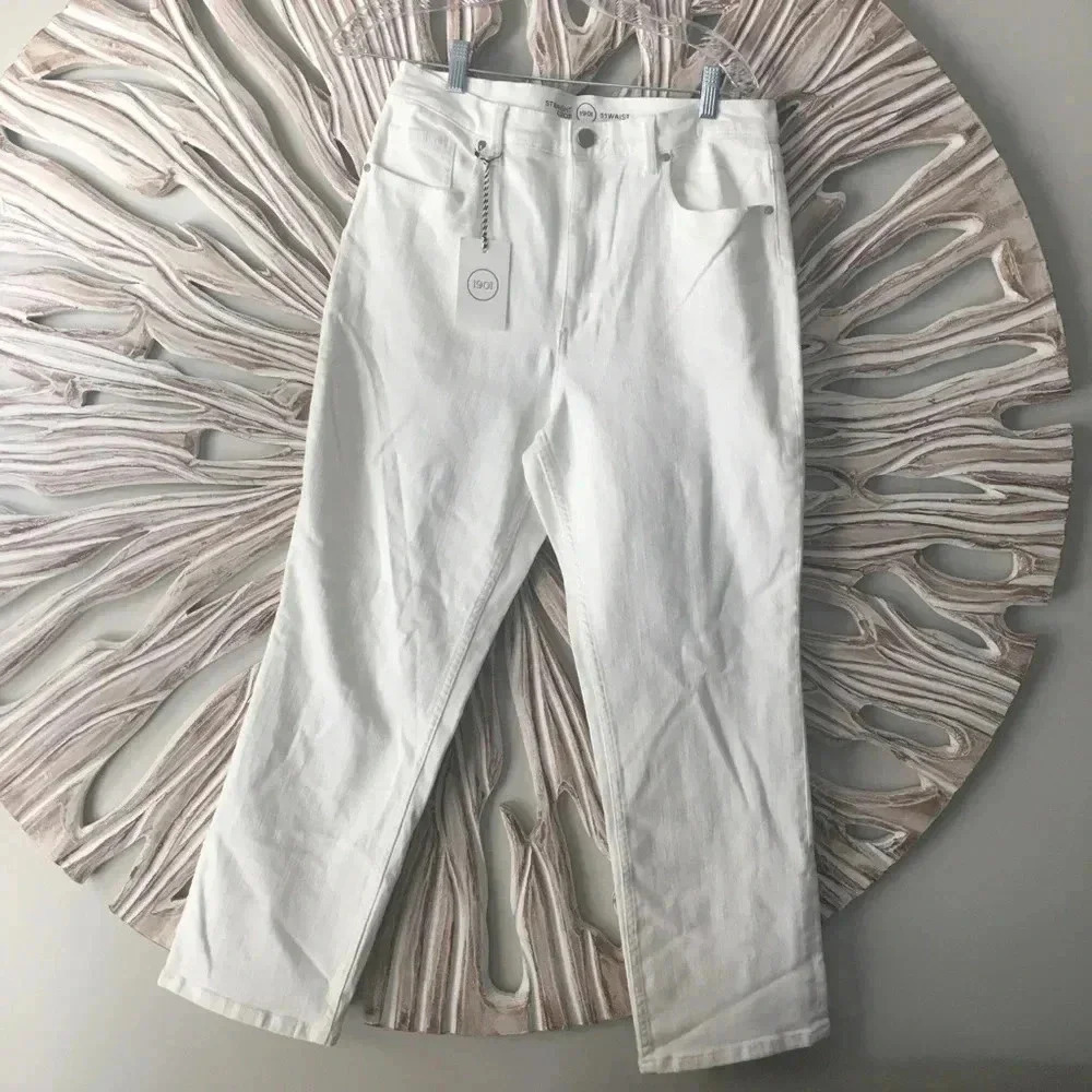 1901 Straight Crop Denim Pants